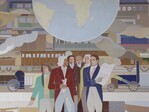 Wandschildering Amstelstation, detail
              <br/>
              Gert-Jan Lobbes, 2016
